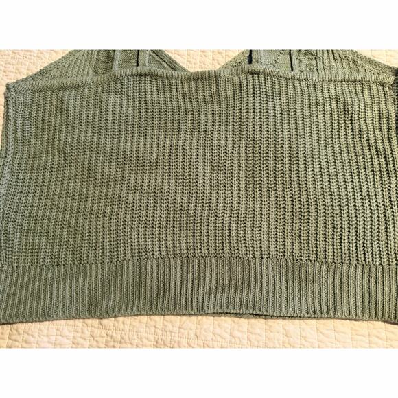 Almost Famous Knit Tank Top Crochet Sweater Plus Size 2X - Picture 4 of 7